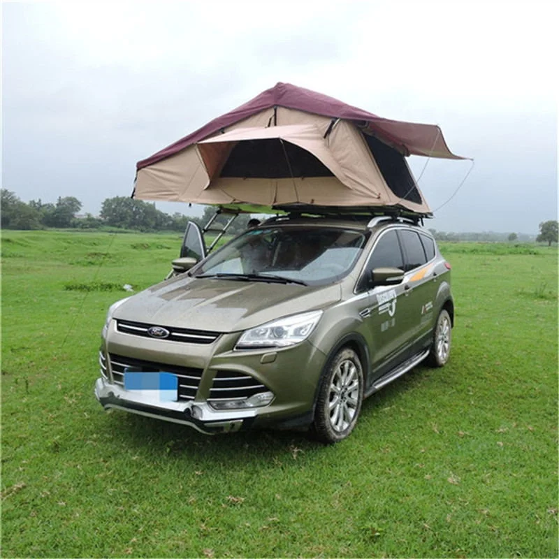 High Precision And Cheap Price 2-3 Person Sunroof Roof car top Tent with Skyline Rainfly and Ladder