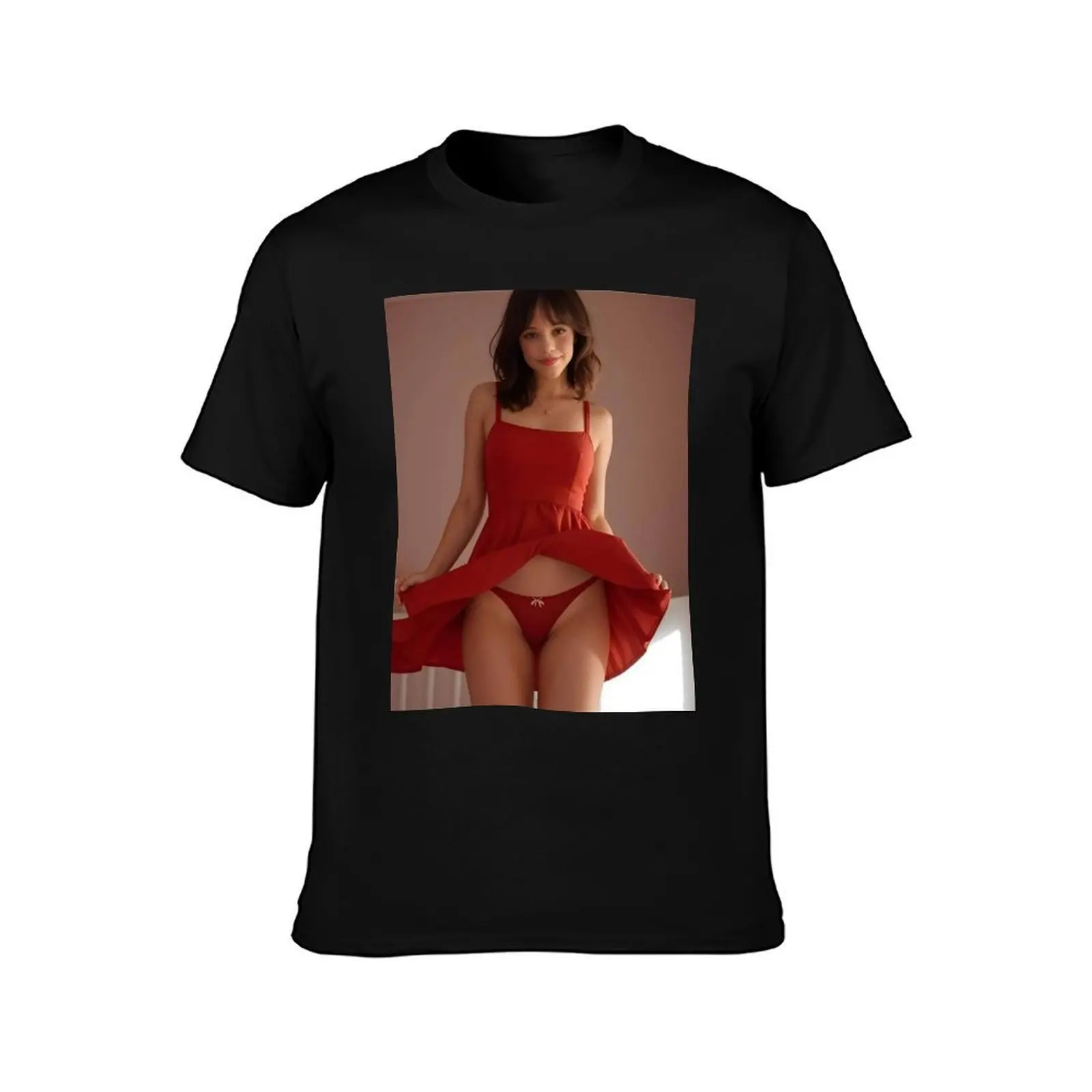 تي شيرت جينا أورتيجا اللطيف للرجال تي شيرت قطن 100% تي شيرت رجالي فاخر