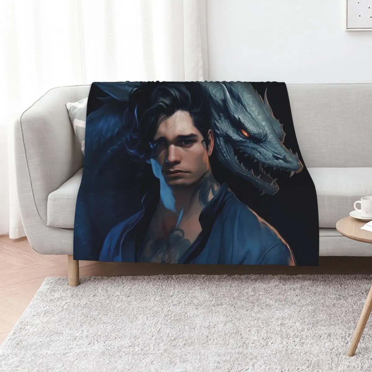 

Fourth Wing Xaden Riorson Throw Blanket Fashion Sofas Extra Large Throw Decorative Throw bed plaid Blankets