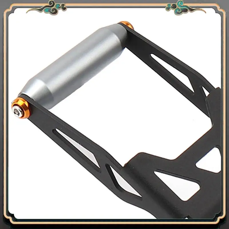 M45K-Motorcycle GPS Navigation Bracket Black & Silver Metal Motorcycle Accessories For DUCATI DESERT X Desertx Desert X 2023