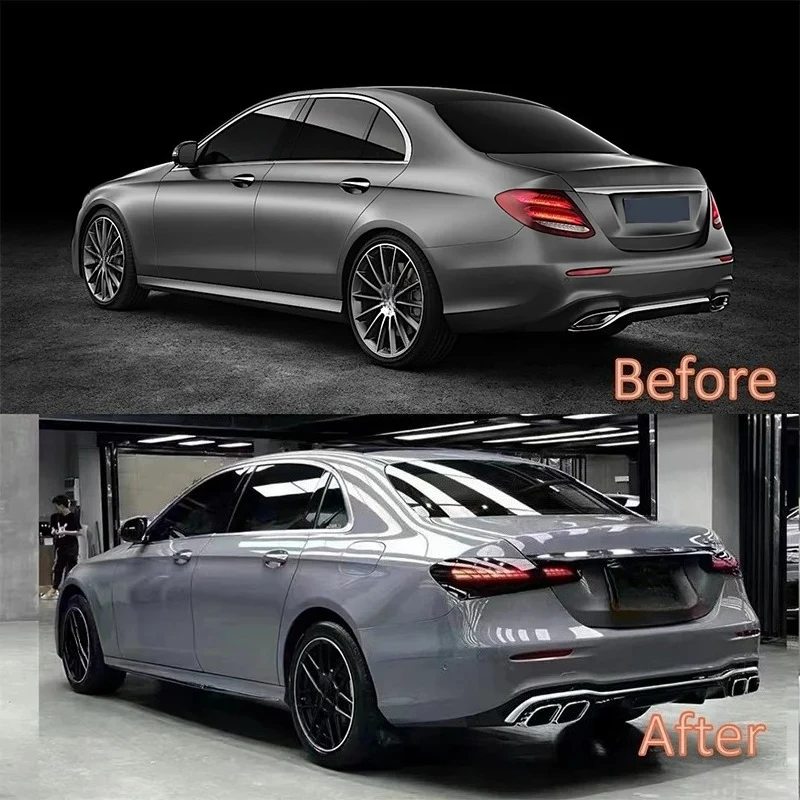 For 16-19 Benz W213 Old to New 63AMG Sport Stand-Up Emblem Conversion Kit Auto Body Systems Modified Facelift Body Kit
