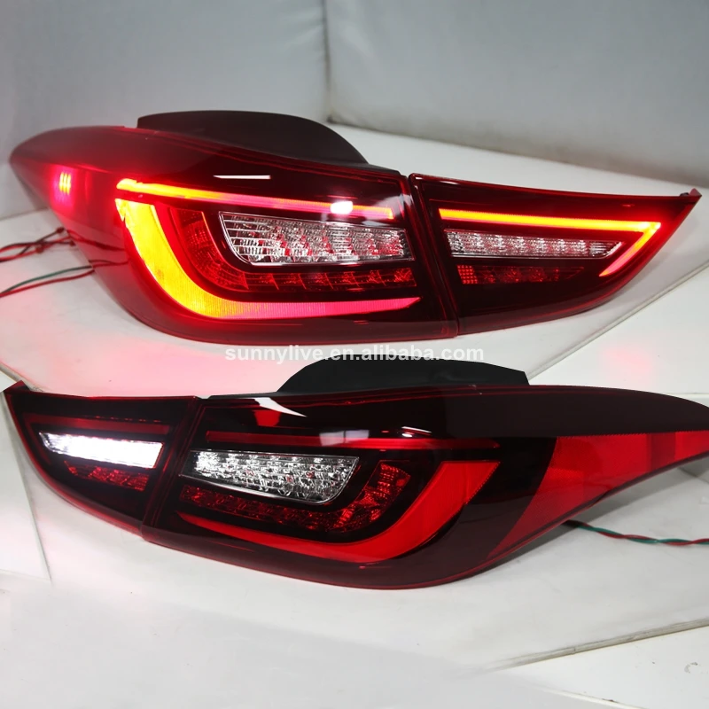 

LED Tail Lamp Light Assy for Avante i35 Elantra 2011-14 year Red Color YZ flowing turning light