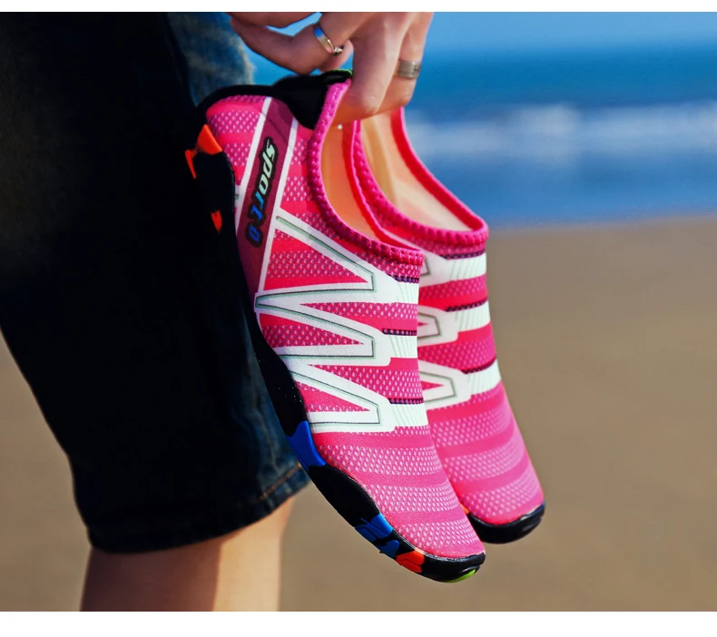 Männer Wasser Schwimmen Schuhe Frauen Turnschuhe Barfuß Strand Sandalen Upstream Aqua Schuhe Schnell Trocknend Fluss Meer Tauchen Surfen Meer – Detail 11