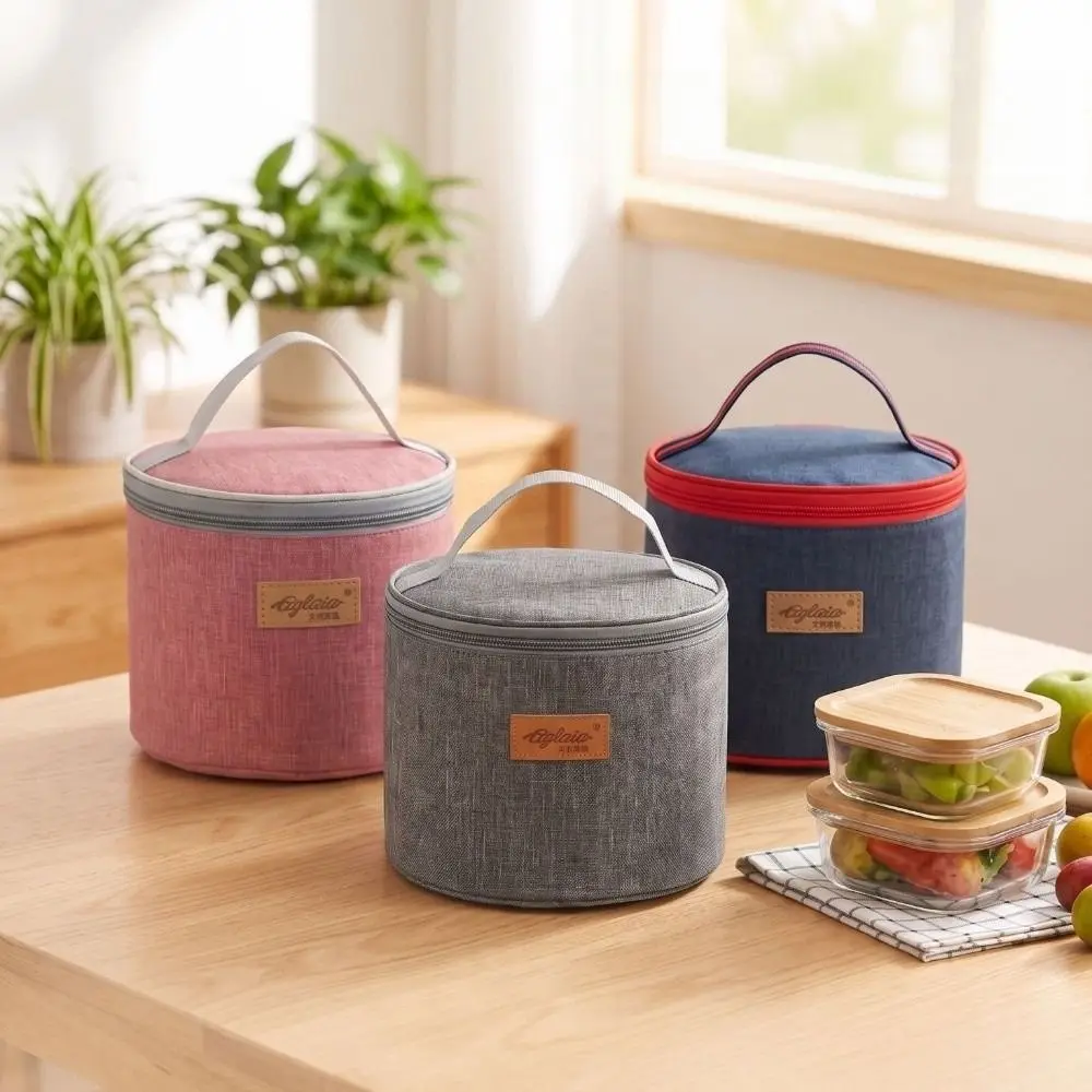 New Fresh-Keeping Insulation Bag Waterproof Handbag Work Meal Bag Aluminum Foil Insulation Layer Lunch Box Pouch Outdoor Trip