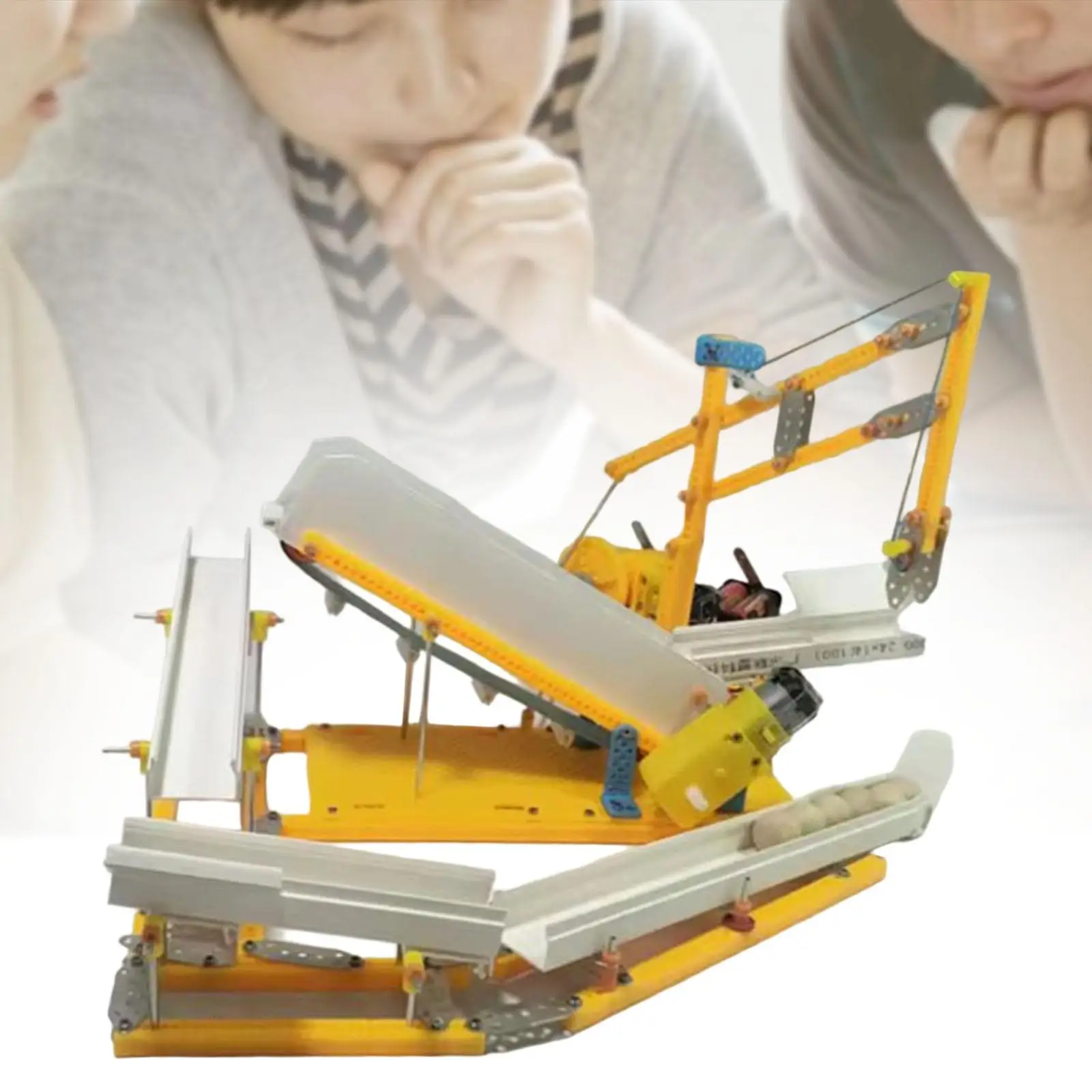 

DIY Assembly Line Conveyor Belt Stem Project Technology Kids Science Toy Handcraft Science Experiment for School Project