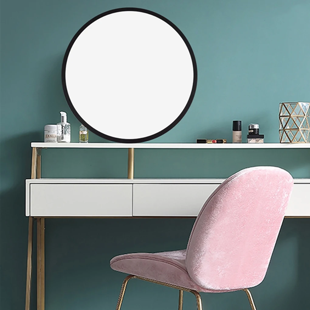 Durable USB Powered Makeup Mirror Illuminate Beauty Routine Moon Shape Mirror Mirror With Light Mercury 20cm