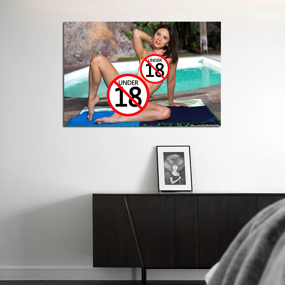 Hot Sexy Girl Naked Woman Uncensored Pussy Picture Canvas Printings Adult Posters Wall Art Painting for Living Room Home Decor