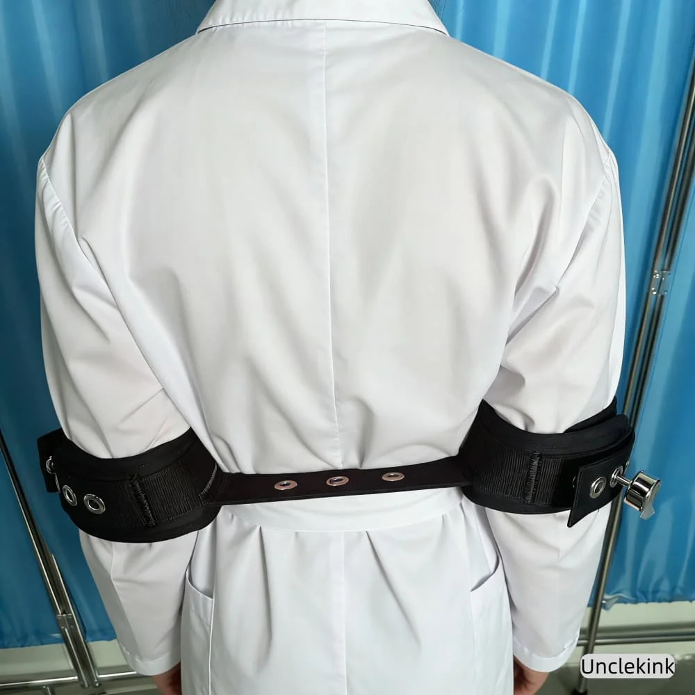Magnetic Lock Wrist/Arm Restraints for Medical Soft Cotton Safety Cuffs Psychiatric Care Cuffs Cotton Patient Safety Straps view 5