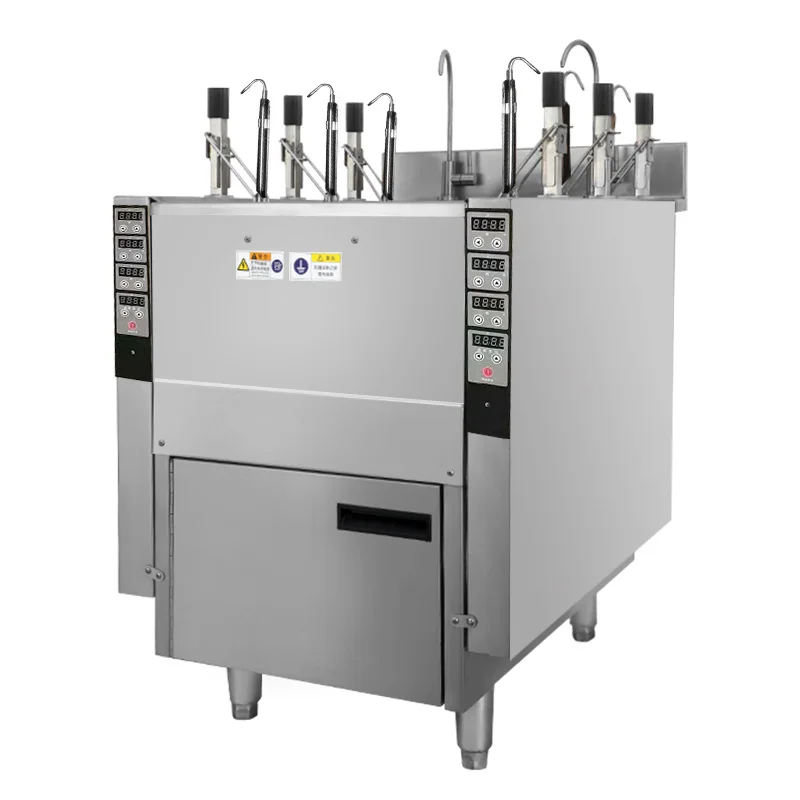 Electric & Gas Automatic Pasta & Noodle Cooker 304 Stainless Steel for Ramen Dumplings Noodles