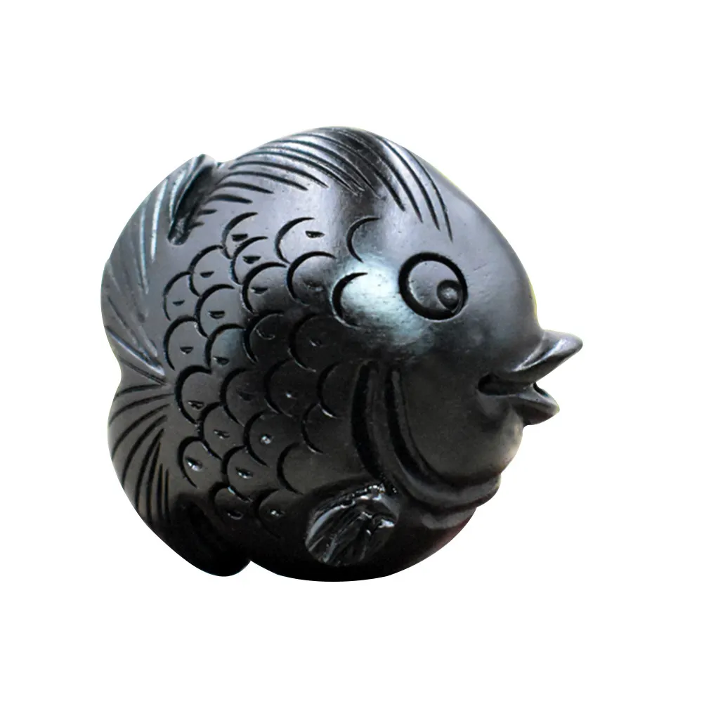 

Подвеска-шарм в форме рыбы из черного дерева для самостоятельного изготовления ожерелий, браслетов, брелоков, аксессуары для создания украшений, изысканный текстурный кулон-рыба