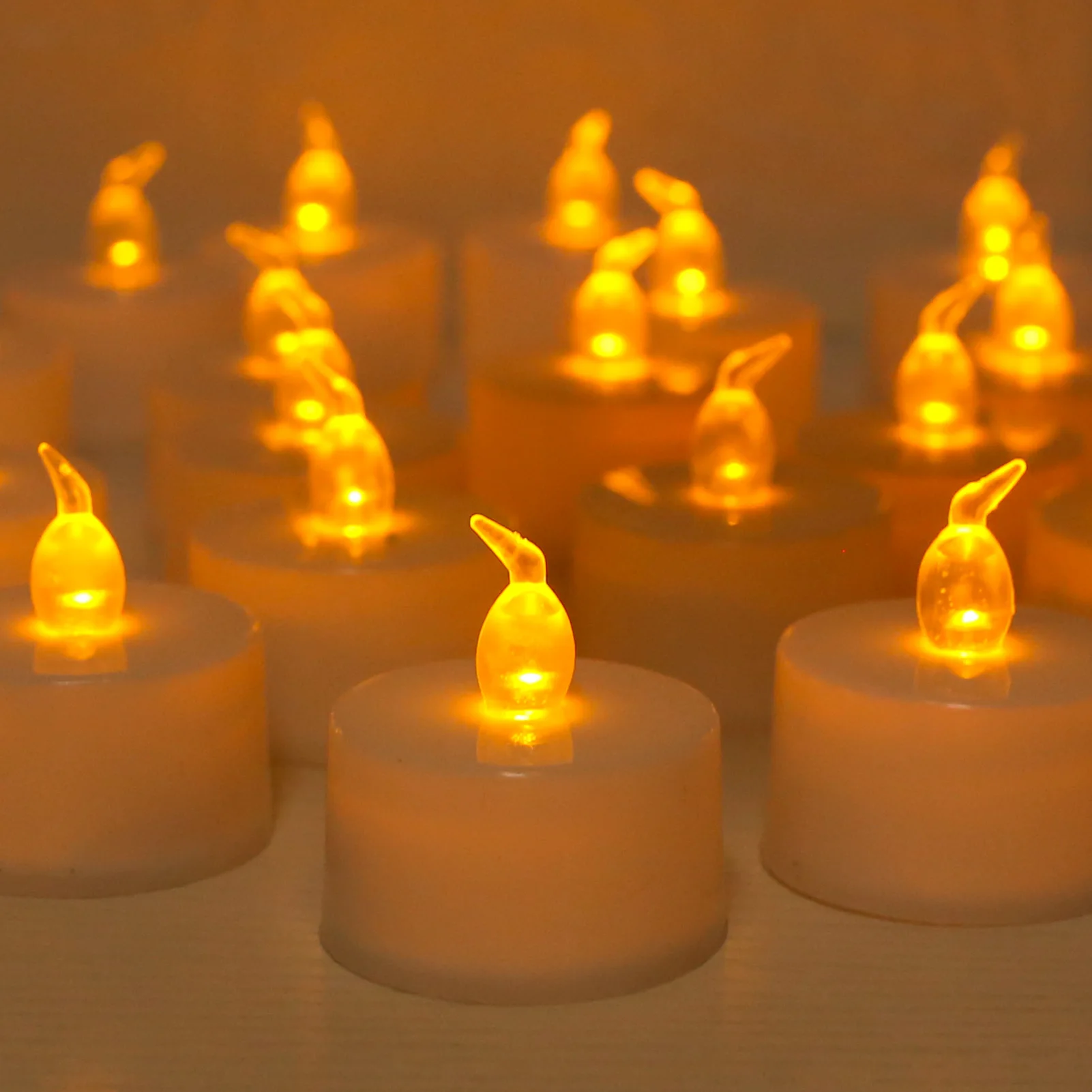 LED Tea Light With/Without Remote Flameless Flickering Candles Electronics Battery Operated Votive Light Home Table Party Decor