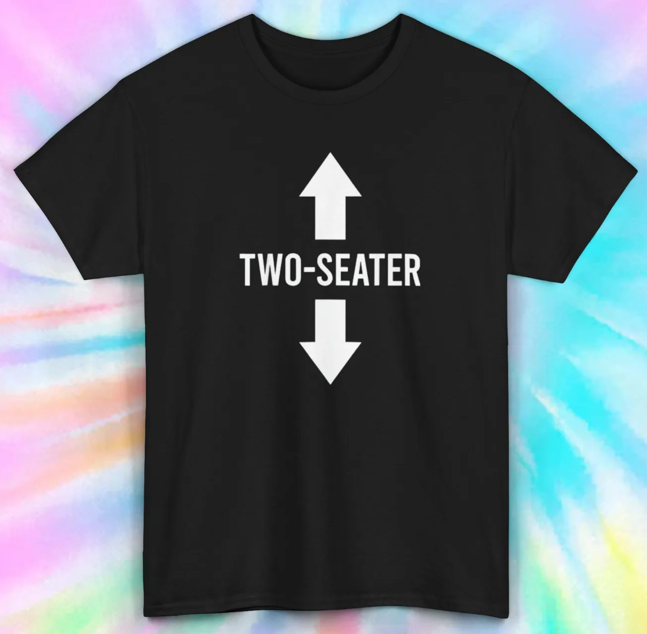 

TWO-SEATER Graphic Tee | Funny Casual Cotton T-Shirt | S-5XL