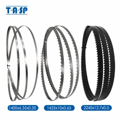 TASP 2pcs Bandsaw Blades for Woodworking Band Saw 1400 1425 2240 1065 mm 6 10 14 24 TPI for Einhell Makita Metabo Scheppach