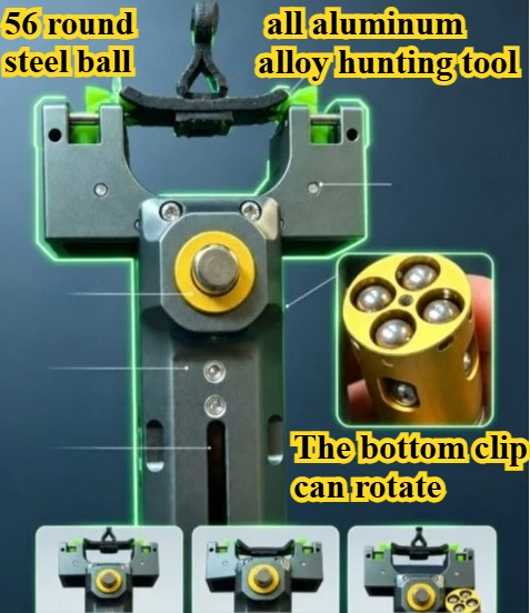 56 Series Rapid Fire Magnetic Suction Automatic Loading CNC All Aviation Aluminum Outdoor EDC High-power Hunting Tool