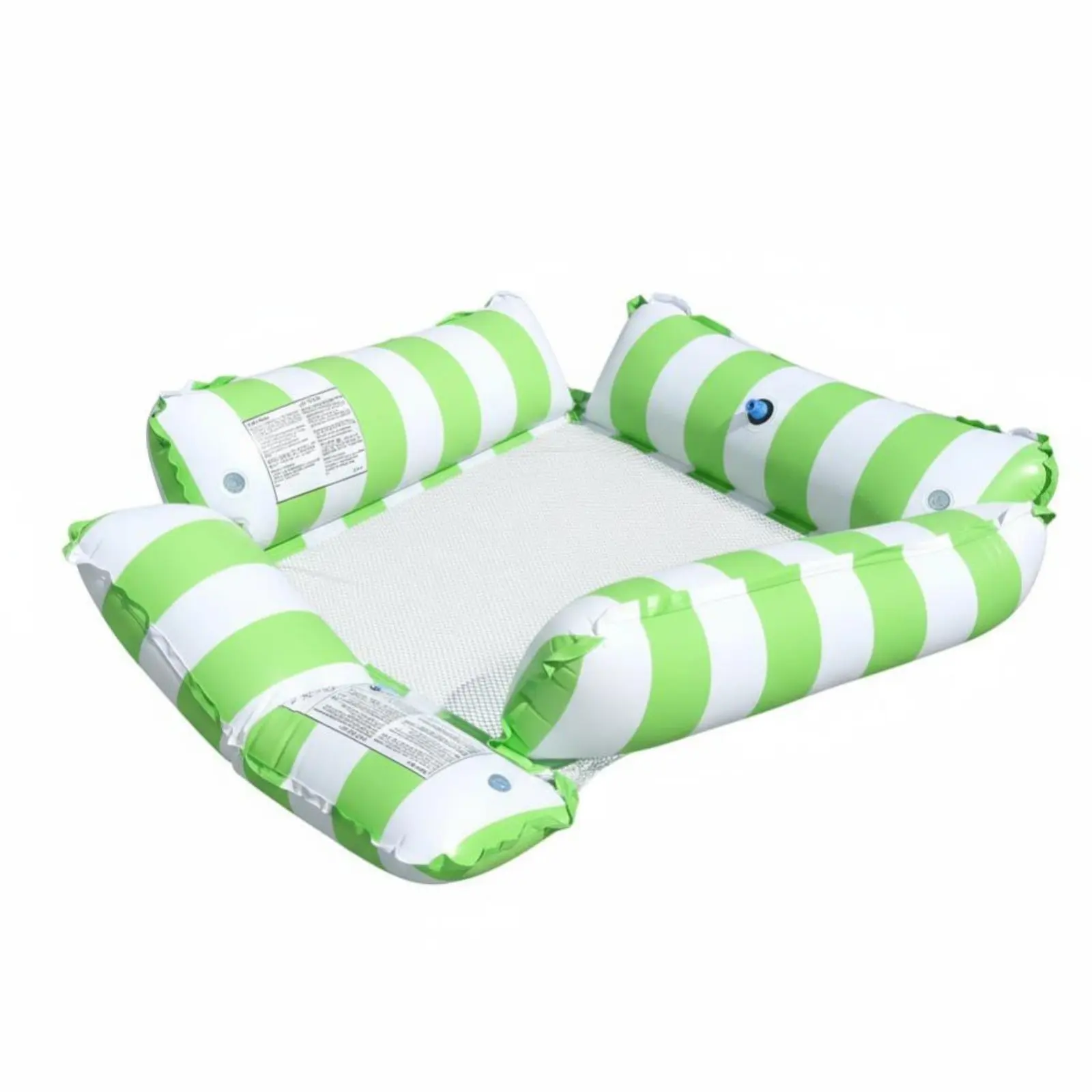 

Надувное складное кресло-шезлонг для бассейна, полосатый шезлонг, водное кресло с 4 трубками, для водных развлечений