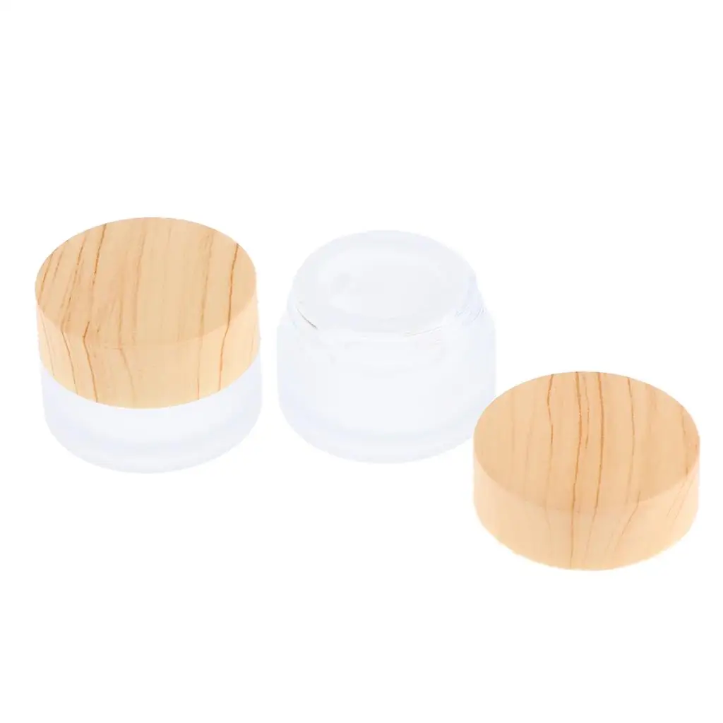 6-10pack 2x Mini Sample Bottle Cosmetic Makeup Jar Pot Cream Lip Balm Containers