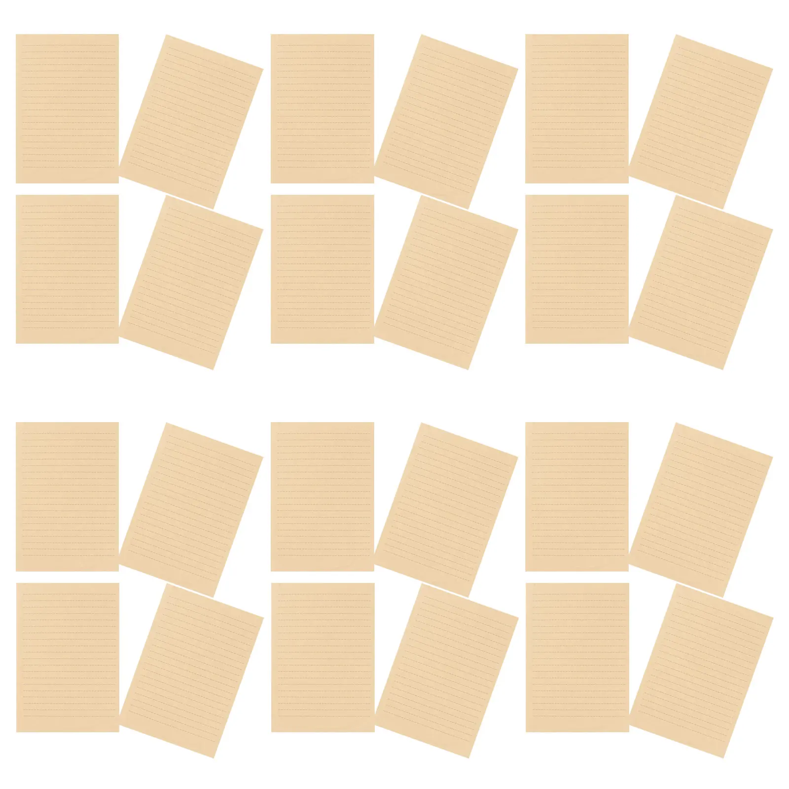 

A5 100 Sheets Vintage Lined Kraft Letter Paper Practical Writing Calligraphy Graffiti Stationery Letter Writing Paper