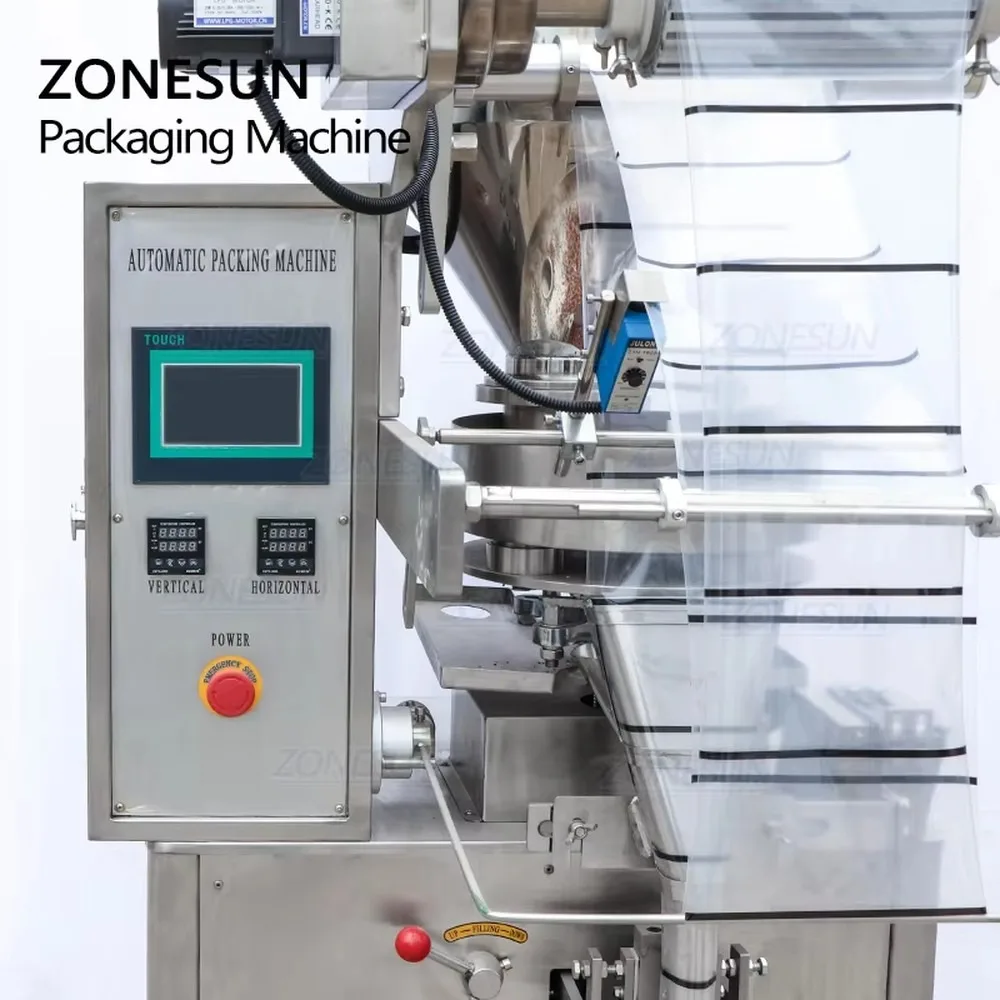 Automatic Quantitative 4 Side Seal Pillow Tea Plastic Bag Packaging Filling Sealing Machine for Small Business Factory