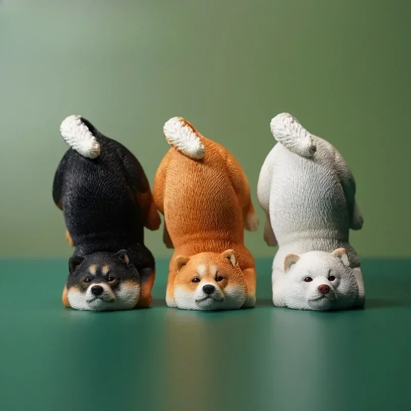 JXK 1/6 Scale Resin Street Dog Model with Sofa Model Healing Lovely Animal Dolls 12inch Car/desk Accessory Ornaments