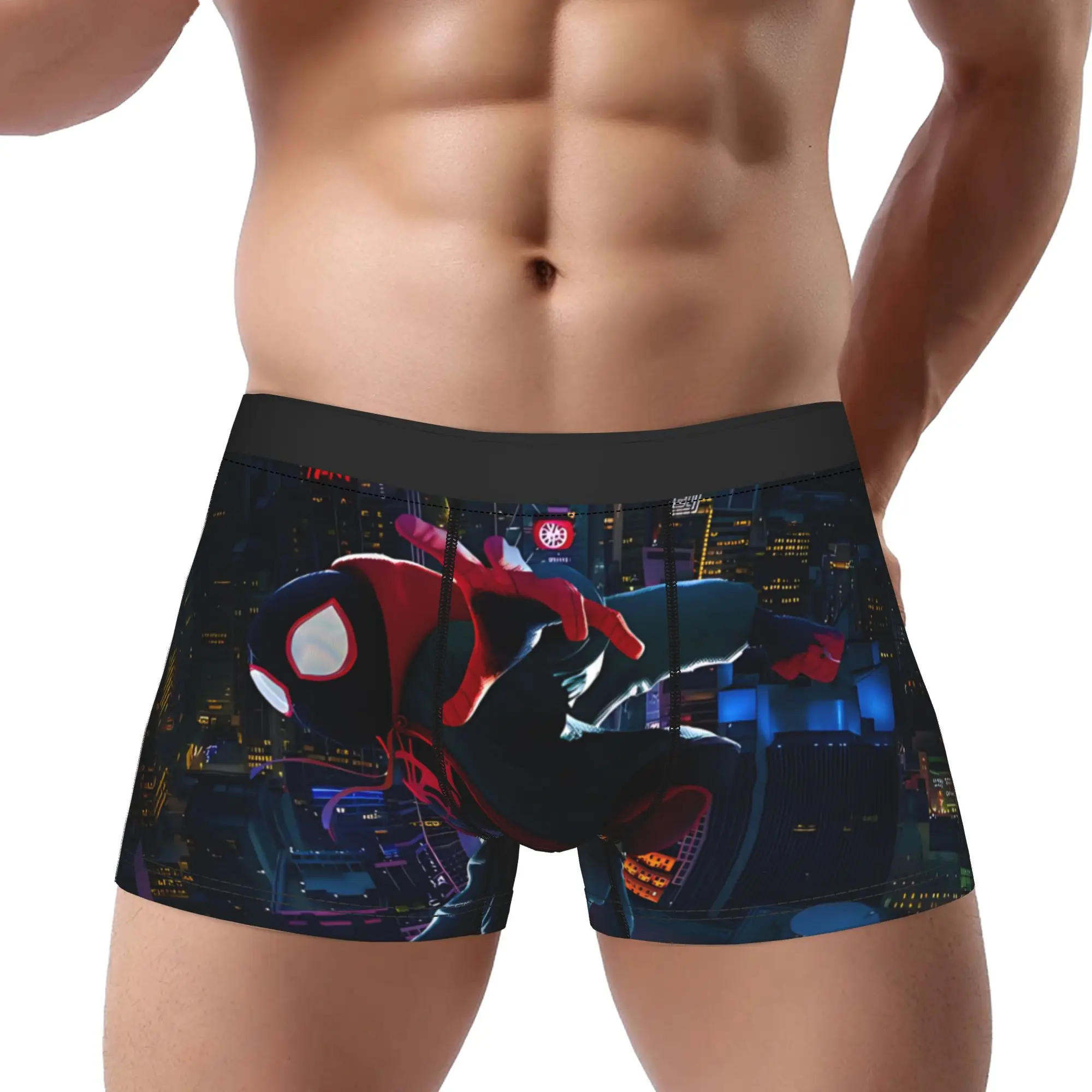 

Боксеры Marvel SpiderMan, трусы Marvel Cinematic Universe, мужские трусики, мужское нижнее белье, удобные шорты, трусы-боксеры