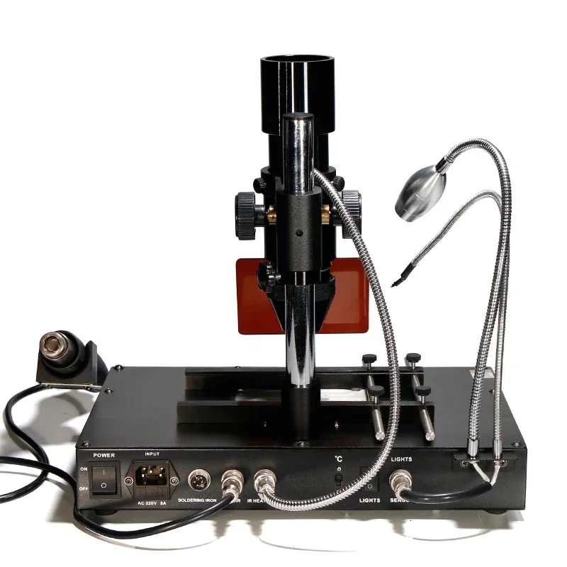 New Small 1000B Infrared BGA Desoldering Station Hot Air Gun Soldering Iron Intelligent Rework Constant Temperature Preheating S