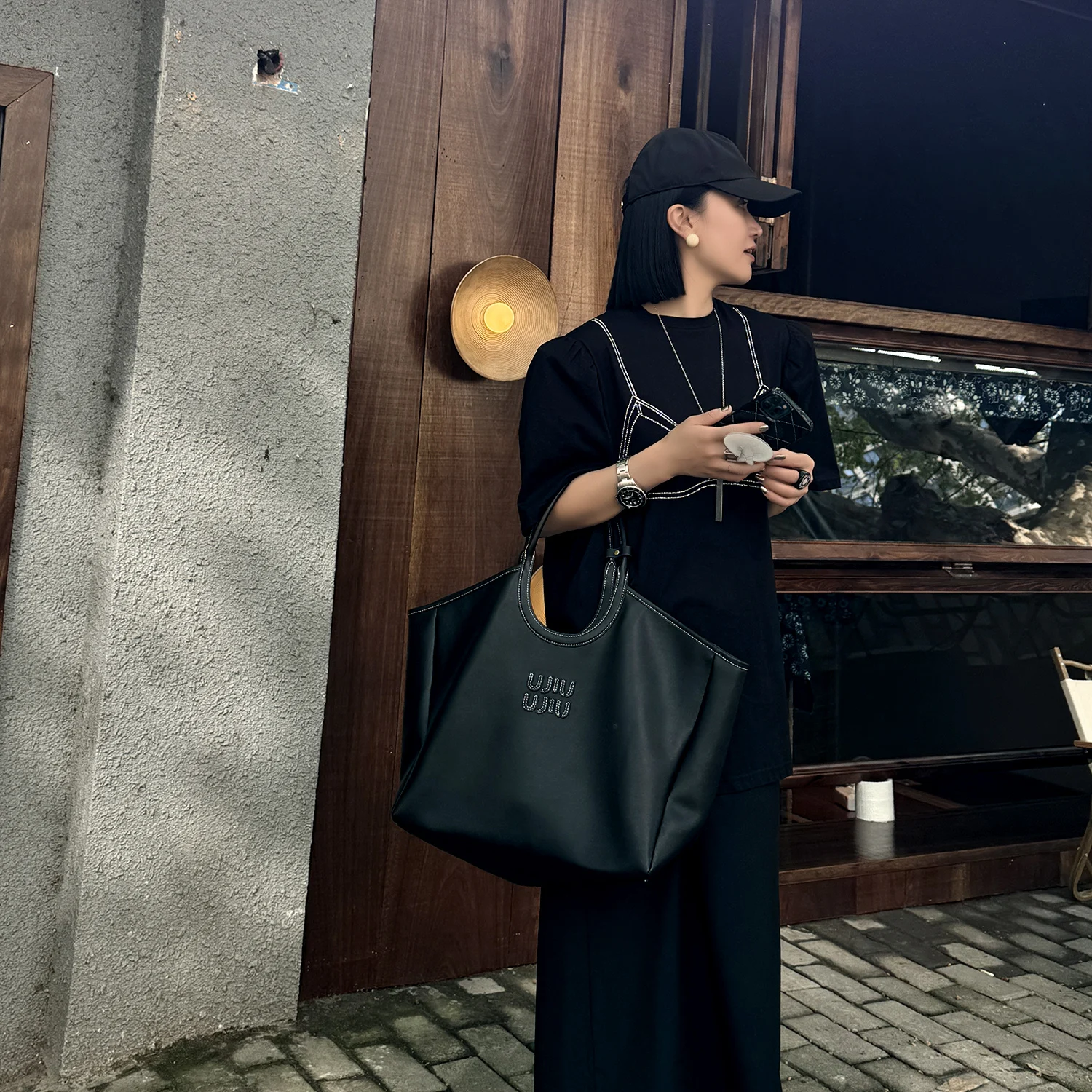 

Jie Luxury 24C New Sle Small And Large Tote op Bag Market Basket Handbag Soft Leather oulder Bag for Women