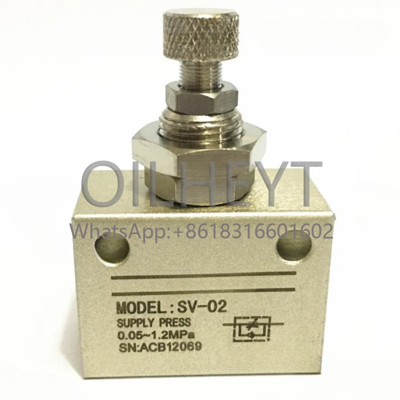 STNC SONO Tiangong one-way throttle valve SV-01/02/SV-03/04, precision flow control valve ST-06/10