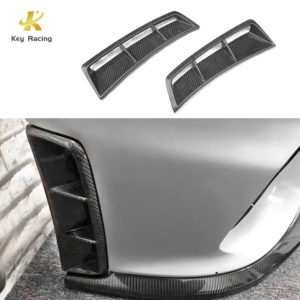 

718 Накладка вентиляционного отверстия из углеродного волокна в стиле GT4, передний бампер, боковая накладка вентиляционного отверстия для Porsche 718, аэродинамические аксессуары