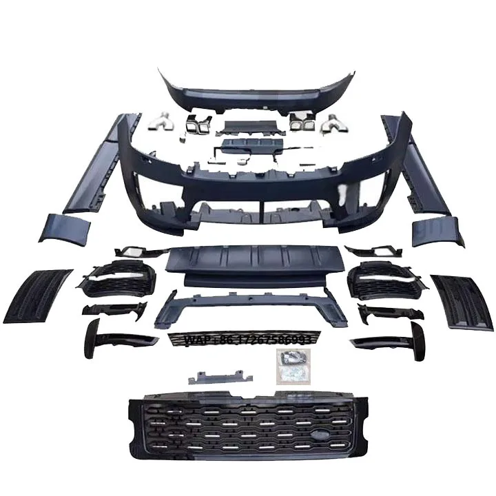 

Hot Sell Car Bumper SVO Body Kit for vogue L405 Upgrade Front Rear Bumper Exhaust Tips Bodykit