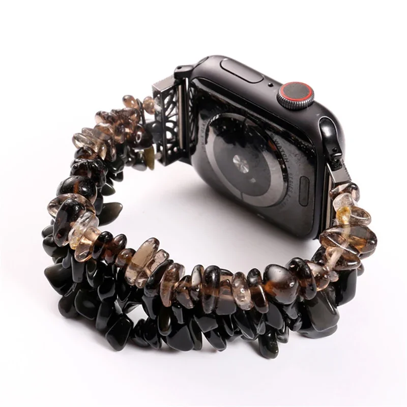 Natural stone Strap For Apple Watch Ultra3/2 49mm 11 10 42mm 46mm 45mm 41mm 44mm 40mm bracelet Wristband iWatch 9 8 7 6 5 4 SE