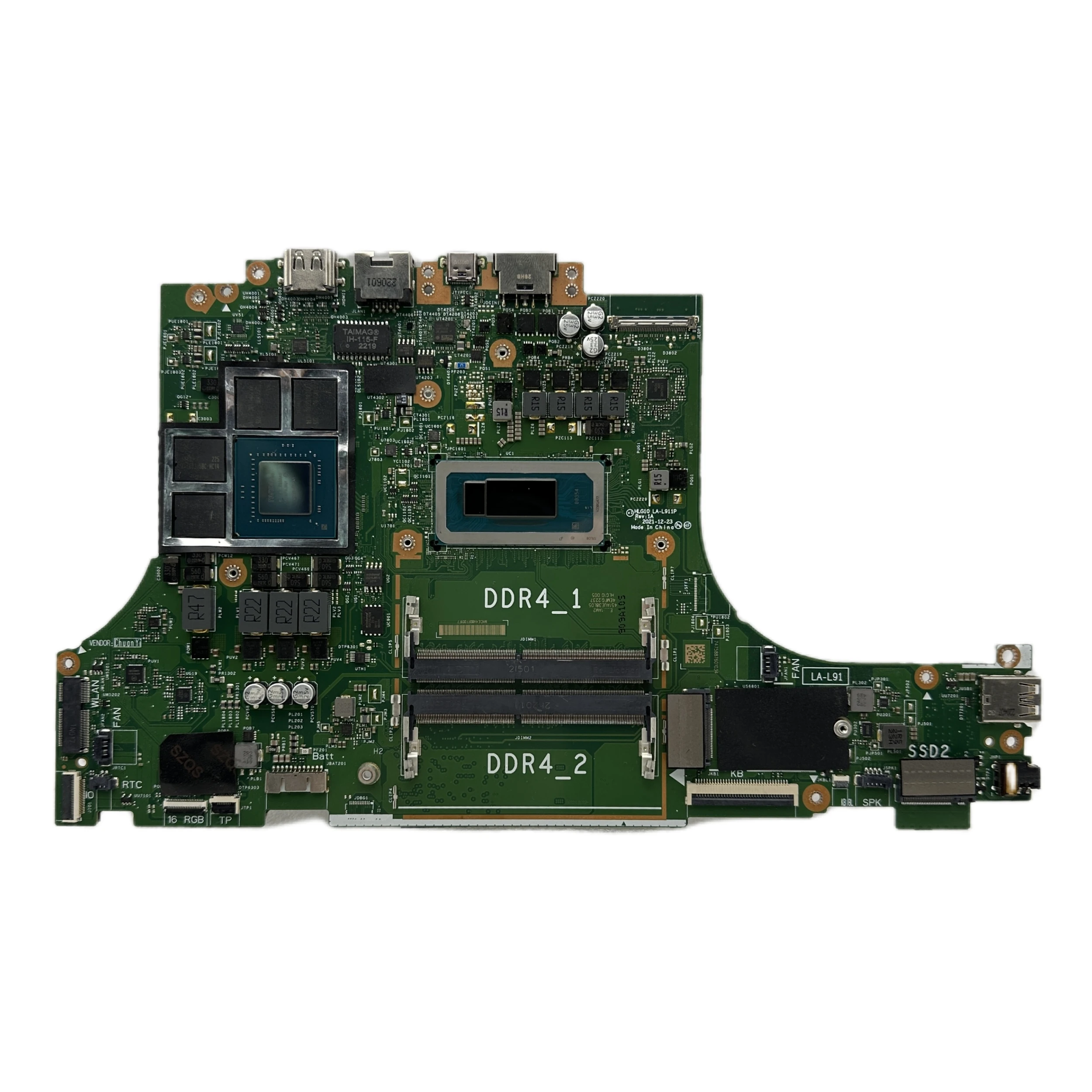 LA-L911P For Lenovo IdeaPad Gaming 3 15IAH7 / 3 16IAH7 Laptop Motherboard With i5-12450H i7-12650H CPU RTX3050 4G-GPU 5B21H92395