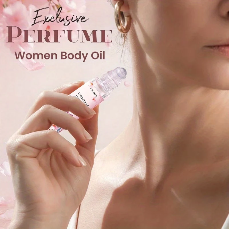 Women's Pheromone Roll-On Perfume Essential Oil, Long-Lasting Fruity Floral Scent, Suitable for Couples to Carry on Dates, Alcohol-Free; Roll-On Design, Gentle and Non-Irritating, a Walking Dopamine Enhancer, Enhances Charm and Attracts the Opposite Sex; Suitable for Sensitive Skin, Can Be Used Day and Night, Ideal as a Holiday Gift, and the First Choice for Various Special Occasions Like Dates and Parties view 3