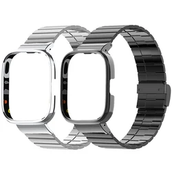 Stainless Steel Watchband for Redmi Watch 3 Active Metal Strap Case Protector for redmi watch 3 active Bracelet Protective Cover
