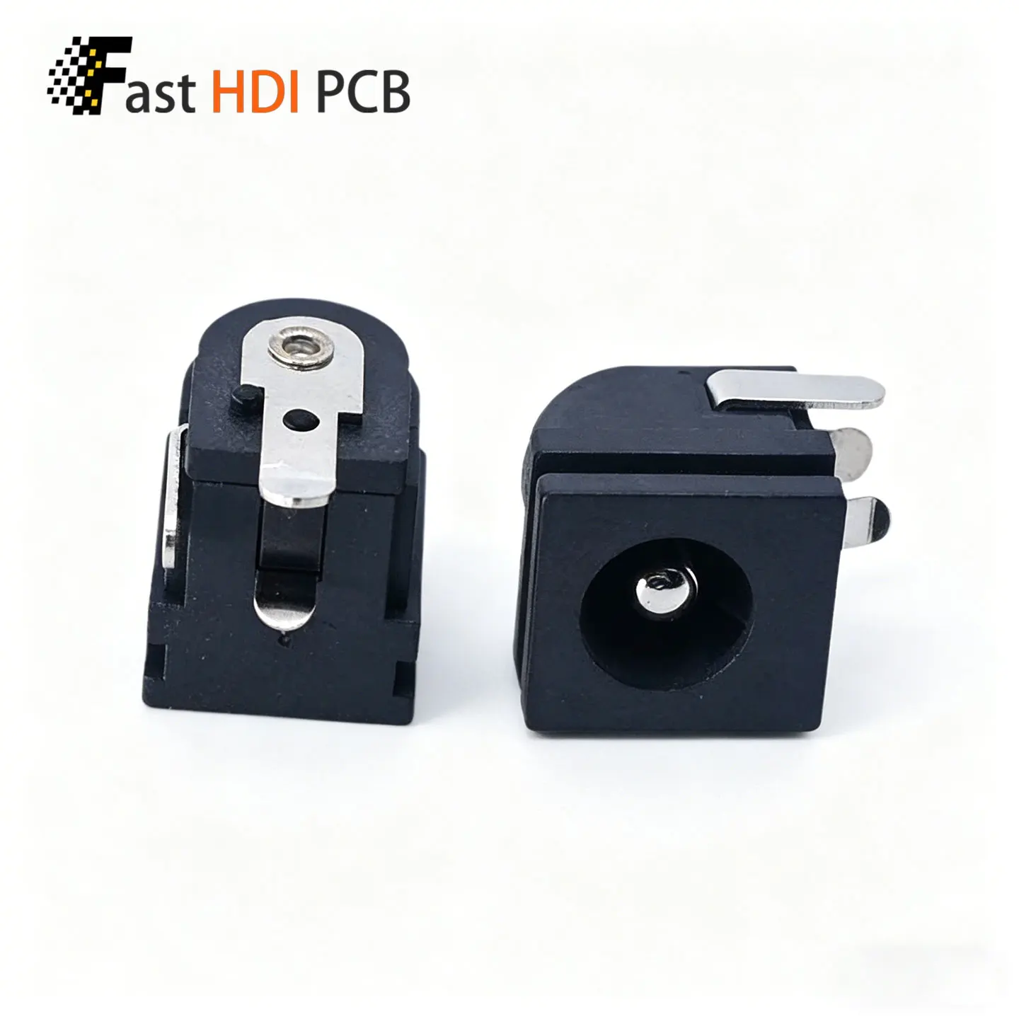 DC 6.5x3.0mm Power Jack Female Socket with Groove Slot Panel Mount DC Power Connector for Power Adapter, Charger, LED Driver