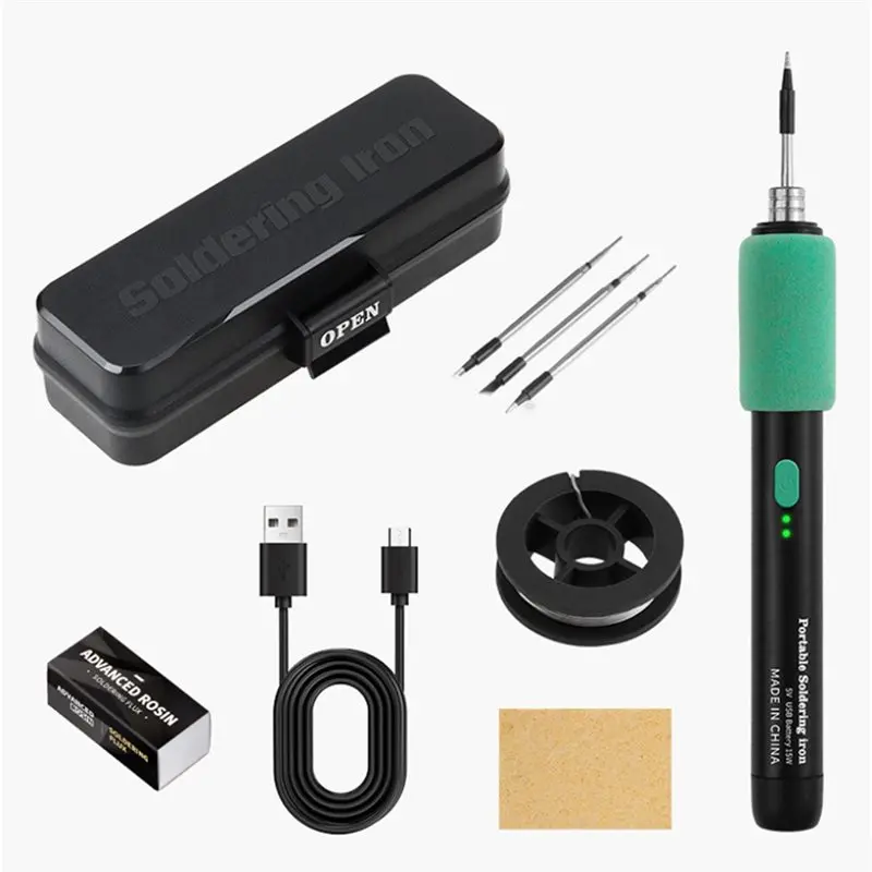 ABUI-Mini Household Ironing Tools Set Multi Occasion Use Soldering Repair Smart Mini Welding Set