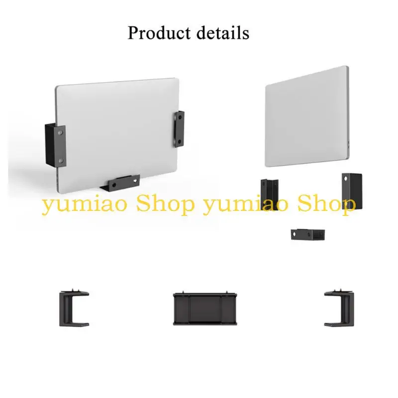 587B Adjustable Laptop Stand for Desk, Space Saving Under Desk Mount, Home Office Accessory