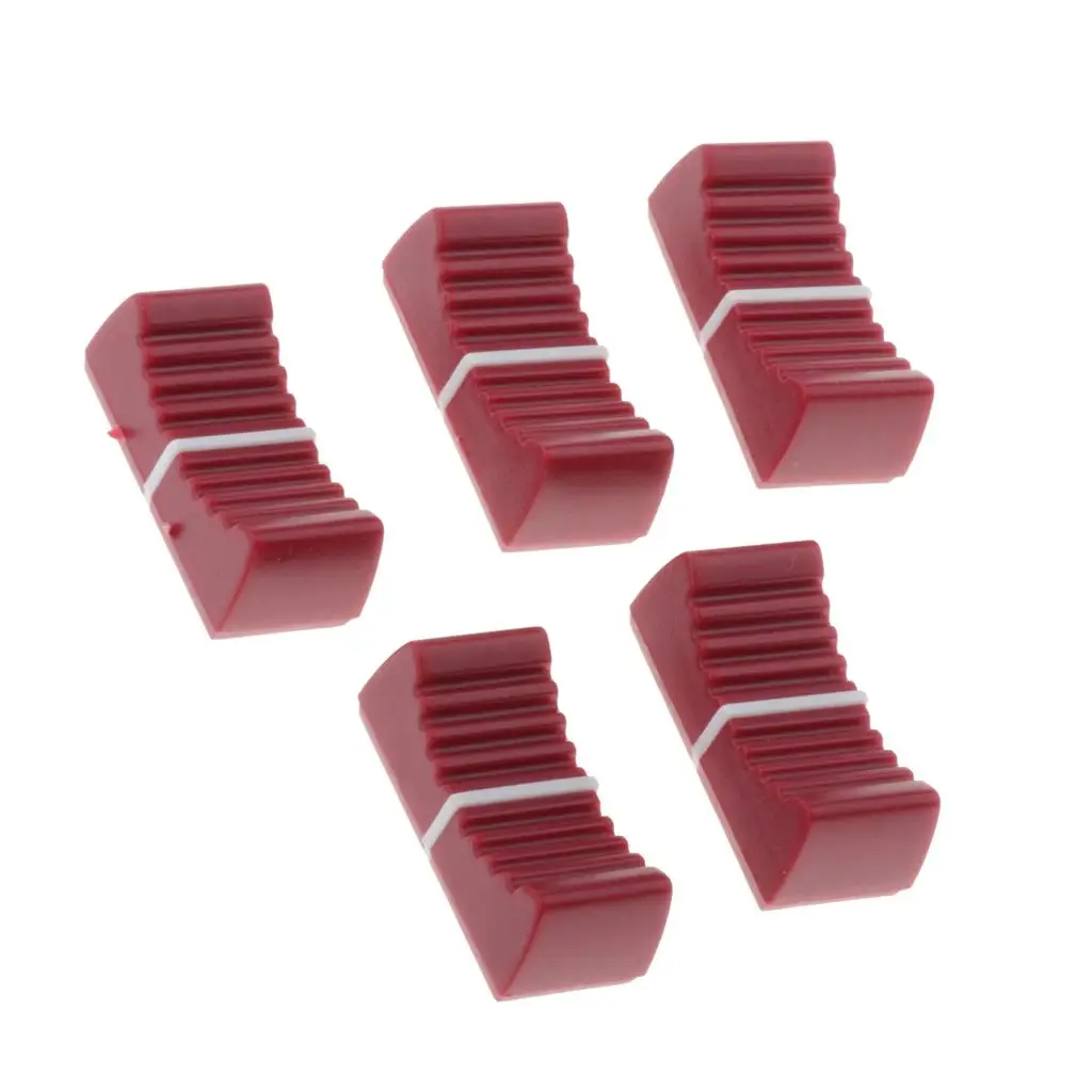 Replacement Plastic Fader Knob Cap Easy Install Slide Potentiometer Control Cover for Sound Mixer Equipment