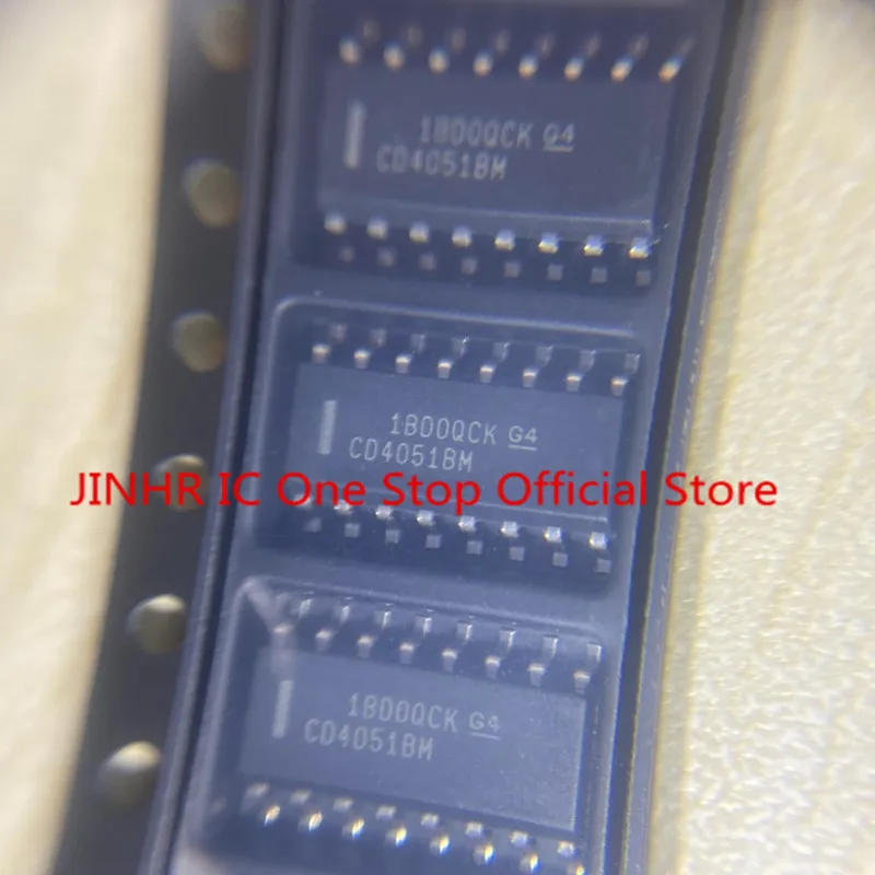 New 10PCS CD4051 CD4051B CD4051BM CD4051BM96, Analog Multiplexer