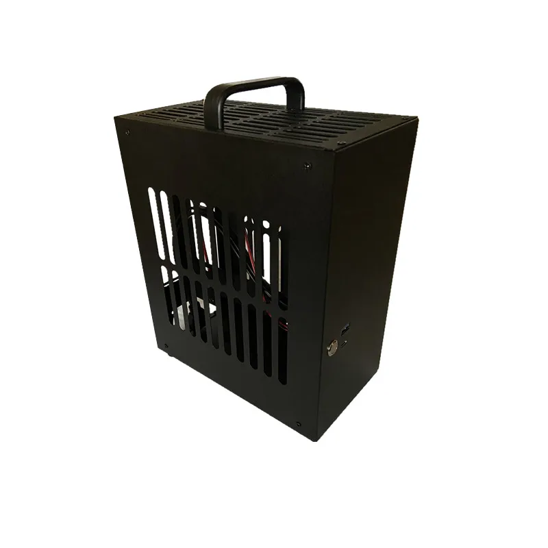 D21 Portable Metal A4‑Sized Mini ITX PC Case, Hand‑Held Chassis Compatible With 1U‑FLEX Power Supply, Model K3949