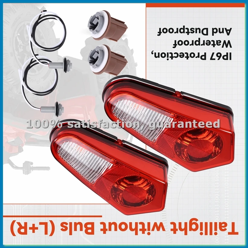 

Для Sportsman 500-800 2005-2013: Пара светодиодных задних фонарей для квадроциклов (LED ATV Brake Tail Lights)-A10G