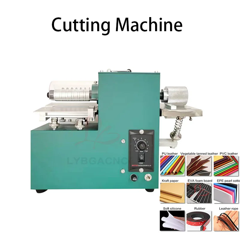 Single/Double Head Leather Cutting And Edge Folding Laminating Machine with Adjustable Cutting Width 2-86mm for Precision Crafts