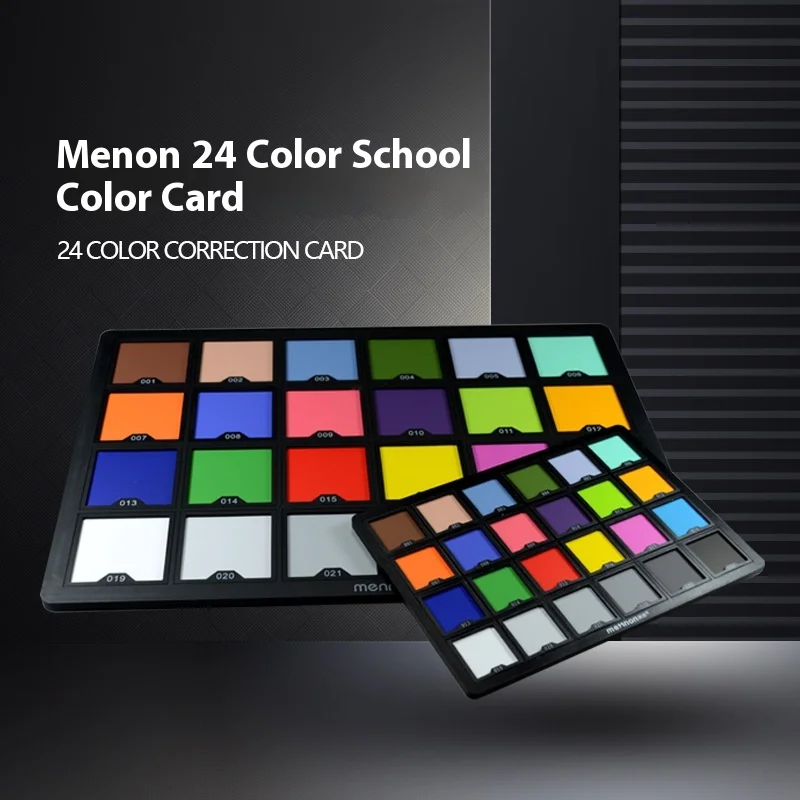 Menon Professional 24 Color checker Palette Board Card Test for Superior Digital Color Correction for Balancing Photo Editing