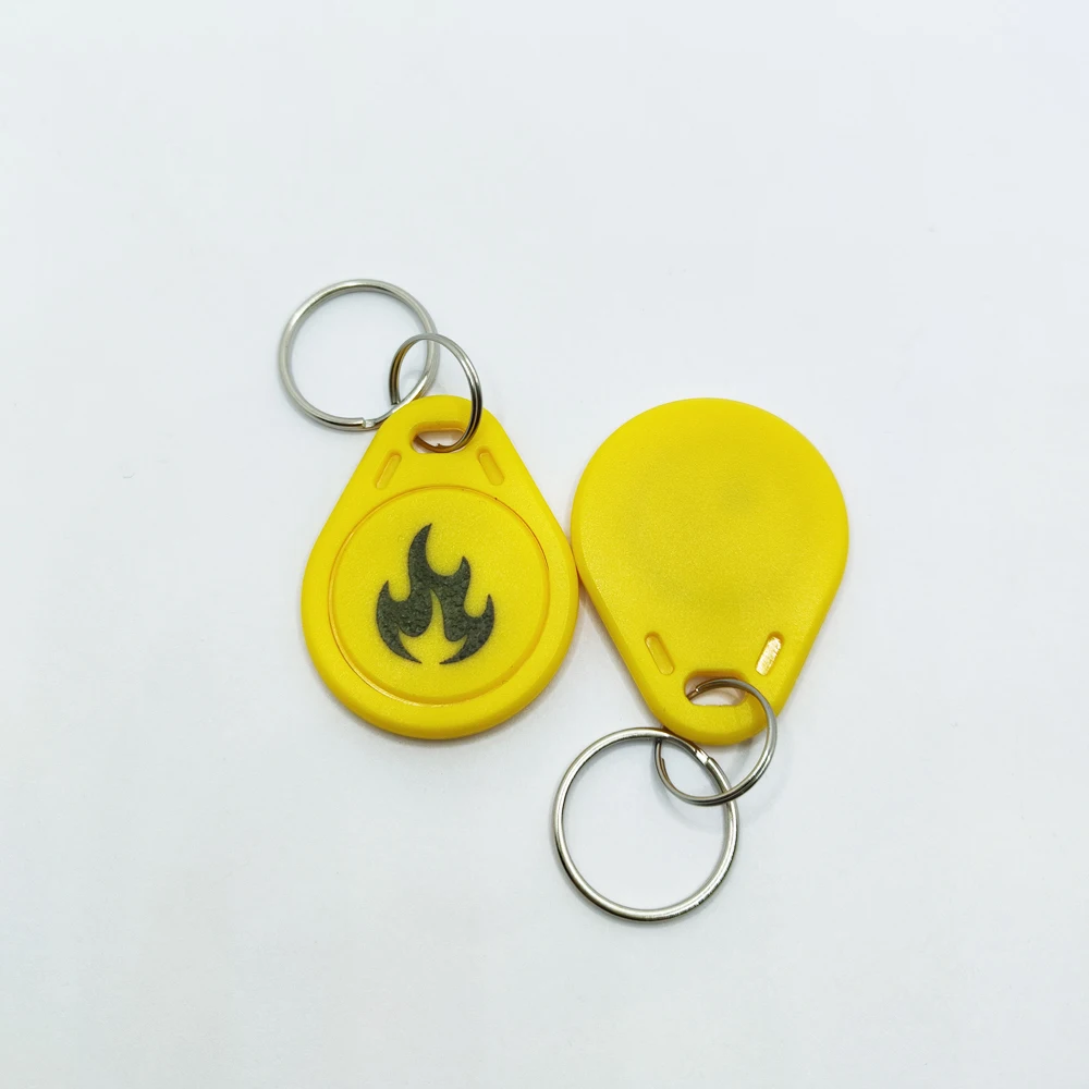 20PCS Free Shipping NFC Keychains Laser Printable Logo Replicable and Erasable NFC Smart Chip Sensing IC Card