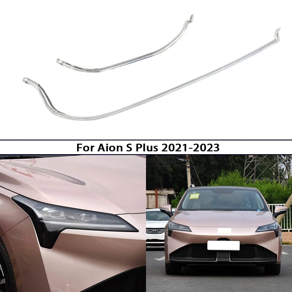 

For Aion S Plus 2021 2022 2023 Car Accessories Headlight Light Guide Plate Daytime Running Lights Tube Lamp Bar Strip