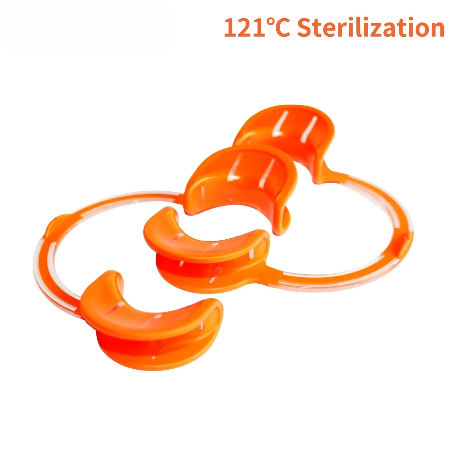 1/2pcs Dental Soft Silicone C-type Oral Expander Intraoral Lip and Cheek Expander Orthodontic Expander Oral Care Tool Material