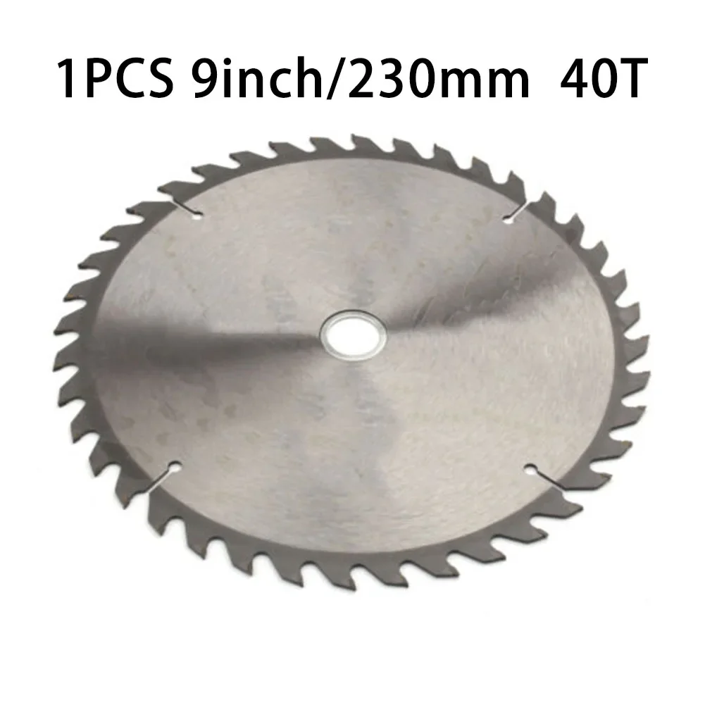 /9 /Inch /40T Carbide Alloy Circular Saw Disc 230mm 25.4mm Bore For Wood Cutting Softwood Hardwood Plywood Table Saw Tool