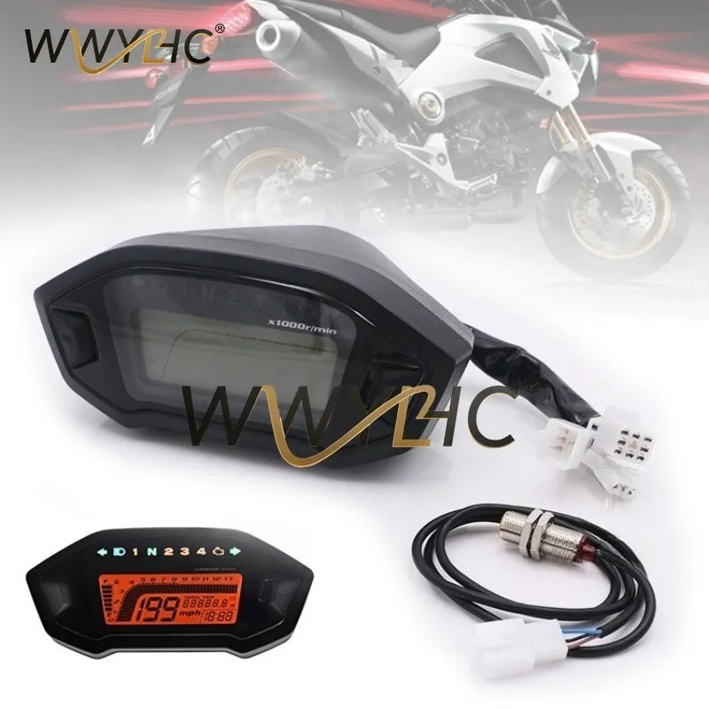 Suitable for Motorcycle LCD Meter M3 Small Monkey Fuel Gauge Dual Odometer