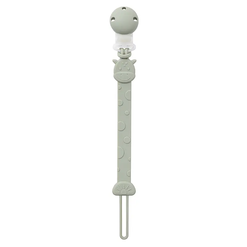 Silicone Pacifier Clips, BPA Free One-Piece Design Pacifier Holder for Baby Boy and Girl 3 Month+, Baby Accessories - Image 8