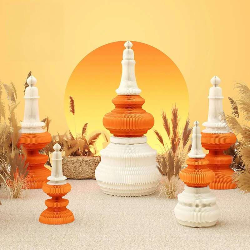 Art & Exhibition Decor, Wedding Stage Ambiance, Mall Front Desk Ornament, Tiered Tower Display Prop