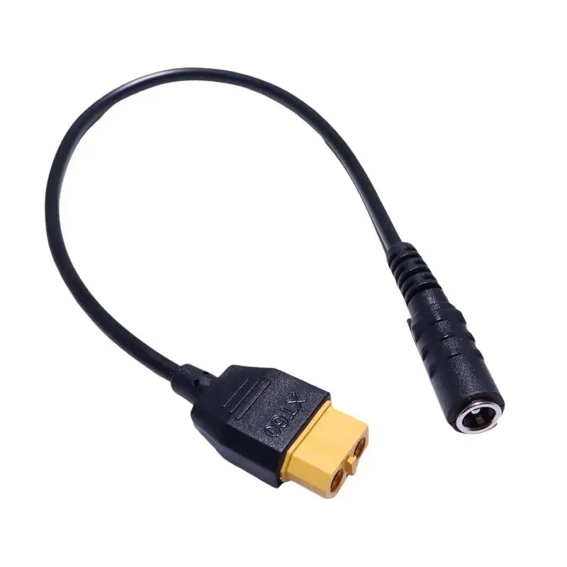 XT60 Female to DC5521 DC5525 Power Cable 20AWG 20A High Current Wire for RC FPV Drone Lipo Battery Connection